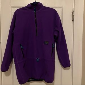 vintage In Sport for Women fleece pull over quarter zip